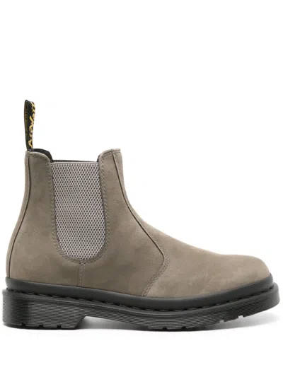 Dr. Martens' 2976 Slip-on Suede Boots In Black