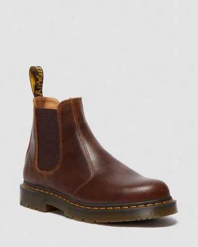 Dr. Martens' 2976 Slip Resistant Parker Life Shield Chelsea Boots In Dark Brown