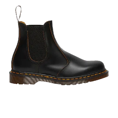Pre-owned Dr. Martens 2976 Vintage Chelsea 'black Quilon'
