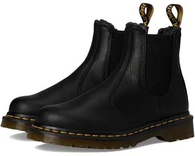 DR. MARTENS' 2976 WARMWAIR BOOT MEN'S BLACK GRIZZLY LEATHER CHELSEA JOBB1548