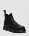 Dr. Martens' 2976 Slip Resistant Leather Chelsea Boots In Black
