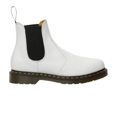 Pre-owned Dr. Martens 2976 'yellow Stich White' | Men's Size 4