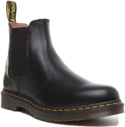 Pre-owned Dr. Martens' Dr Martens 2976 Ys Classic Chelsea Yellow Stichng In Black Size Us 7 - 13