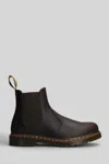 Dr. Martens 2976 Ys Combat Boots In Brown