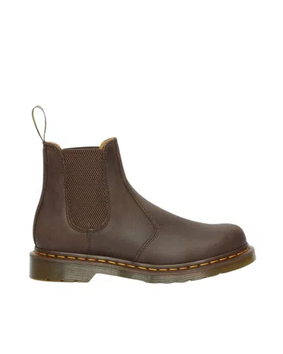 Dr. Martens' 2976 Chelsea Boot In Dark Brown Crazy Horse