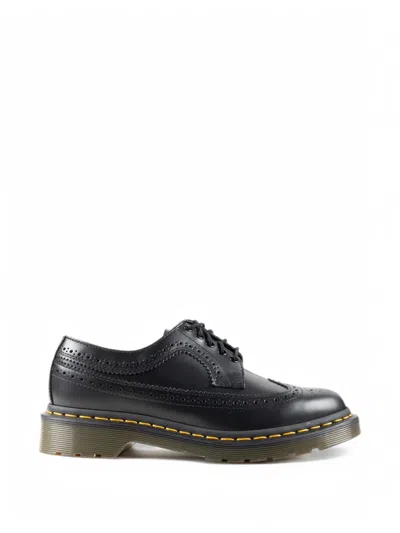 Dr. Martens 3989 Leather Brogue Shoes In Black