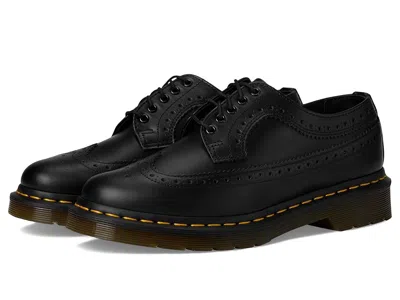 Dr. Martens Herren Vintage 3989 Quilon Leder Brogues Schuhe In Schwarz