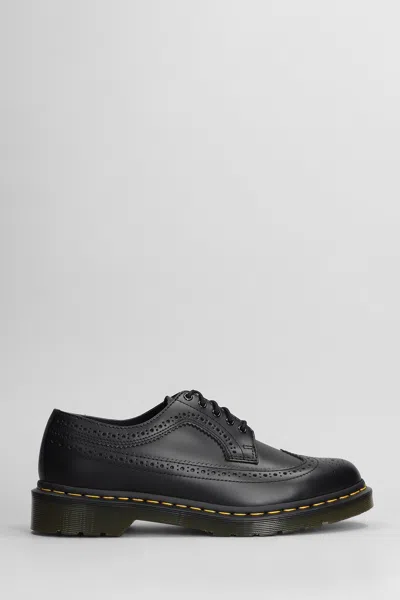 Dr. Martens Herren Vintage 3989 Quilon Leder Brogues Schuhe In Schwarz