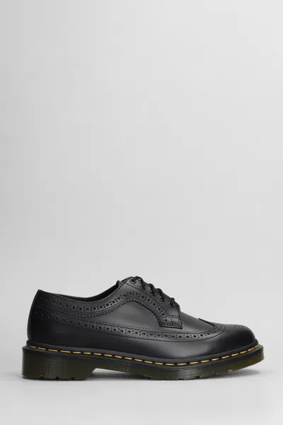 Dr. Martens Herren Vintage 3989 Quilon Leder Brogues Schuhe In Schwarz