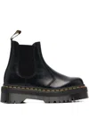 Dr. Martens 50mm 2976 Quad Leather Platform Chelsea Boots In Black