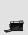 Dr. Martens' 7 Inch Patent Leather Crossbody Bag In Black