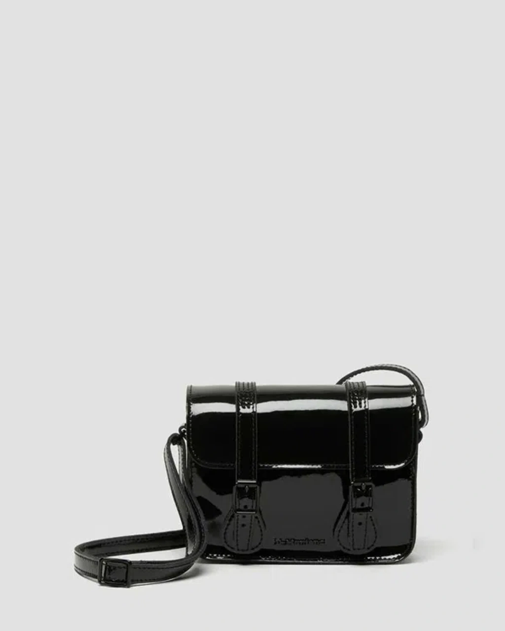 【レディース】Dr. Martens 7 inch Patent Leather バッグ Dr. Martens' 7 Inch Patent Leather Crossbody Bag In Black