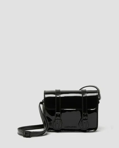 Dr. Martens' 7 Inch Patent Leather Crossbody Bag In Black
