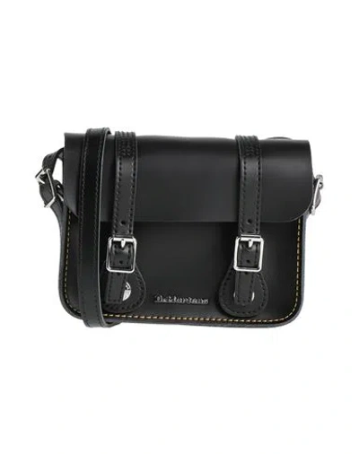 Dr. Martens "7" Leather Satchel Kiev" Woman Cross-body Bag Black Size - Cow Leather