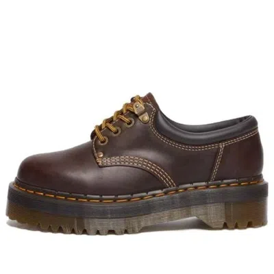 Dr. Martens' Dr. Martens 8053 Arc Crazy Horse Leather Platform Shoes 'dark Brown'