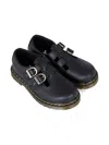 Dr. Martens 8065 Buckle-strap Leather Mocassins In Black