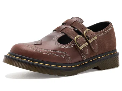 Dr. Martens 8065 Mary Jane Rodeo Women's Flat Shoes Dark Brown: Uk 3 (us Women's 5) M