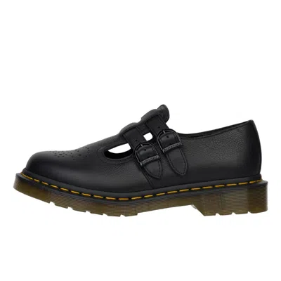 Dr. Martens Dr Martens 8065 Mary Jane Womens Black Virginia Leather Shoes Zogg3360
