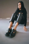 Dr. Martens' 8065 Smooth Leather Mary Jane Shoe In Black, Women's At Urban Outfitters