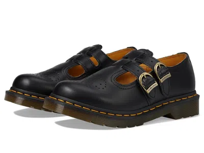 Dr. Martens 8065 Smooth Leather Mary Jane Shoes In Black