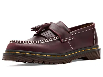 Dr. Martens Adrian Ben Loafers Shoes Cherry Red : Uk 13 (us