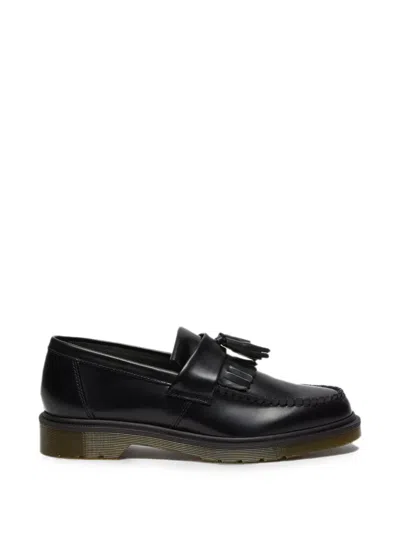 Dr. Martens Burgundy Adrian Arcadia Leather Tassel Loafers In Brown
