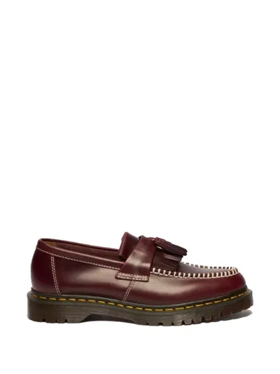 Dr. Martens Adrian Leather Loafers In Burgundy