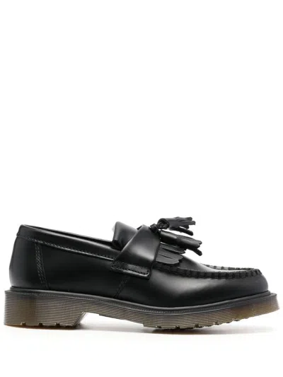 Dr. Martens' Adrian Leather Loafes In Black