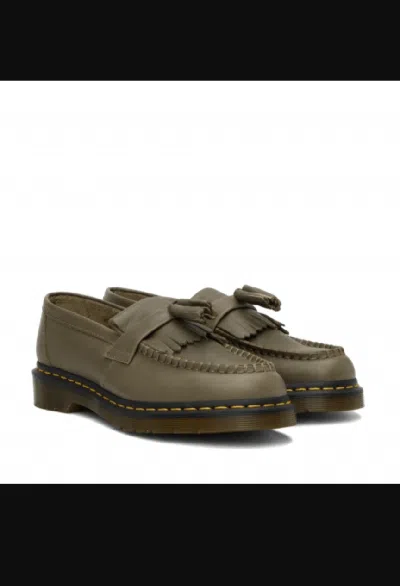 Pre-owned Dr. Martens' Dr. Martens Adrian Loafers 11 Us In Khaki Green