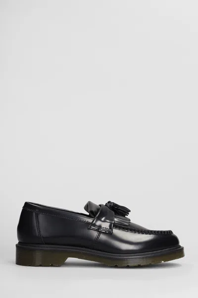 Dr. Martens Adrian Loafers In Black Leather