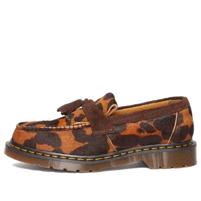 Dr. Martens' Dr. Martens Adrian Made In England Hair On Tassel Loafers 'ocelot Dark Brown'