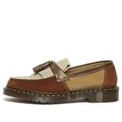 Dr. Martens' Dr. Martens Adrian Made In England Suede Tassle Loafers 'dark Brown'