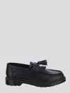 Dr. Martens' Vegan Adrian Felix Platform Tassel Loafers Shoes In Blacksmooth