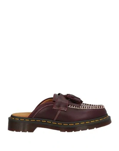 DR. MARTENS DR. MARTENS ADRIAN MULE ORLEANS MAN MULES & CLOGS BURGUNDY SIZE 6 LEATHER