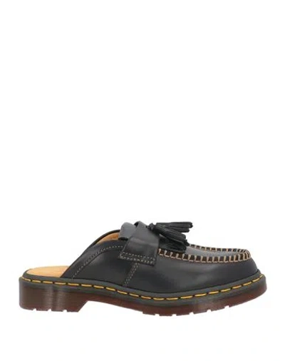 Dr. Martens Adrian Mule Orleans Woman Mules & Clogs Black Size 7 Leather