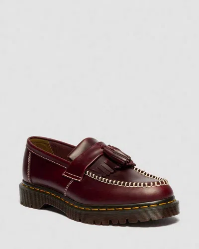 Dr. Martens Adrian Orleans Leather Tassel Loafers In Brown In Multi