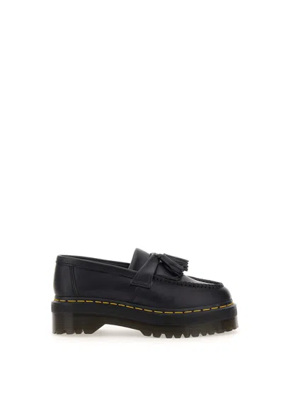 Dr. Martens' Adrian Quad Leather Loafers In Nero