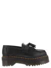 Dr. Martens' Dr. Martens Woman Loafers Black Size 9 Leather In Black Smooth