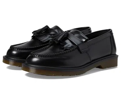 Dr. Martens Adrian Smooth Leather Tassel Loafers Shoes Black Polished Smooth : Uk 9 (us