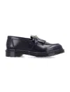 Dr. Martens Adrian Snaffle Fringe Tassel Moccasins In Black
