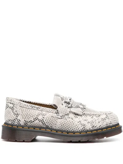 Dr. Martens' Adrian Snaffle Loafers In Grey