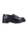 Dr. Martens' Adrian Snaffle Smooth Leather Kiltie Loafers In Black