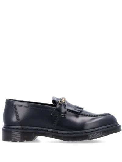 Dr. Martens' Dr. Martens Adrian Snaffle Shoes In Black Polished Smooth