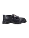 Dr. Martens Adrian Snaffle Smooth Leather Kiltie Loafers In Black In Black
