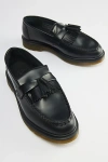 Dr. Martens' Adrian Loafer In Black Polished Smooth