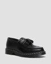 Dr. Martens' Adrian White Stitch Smooth Leather Loafers