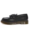 Dr. Martens' Dr. Martens Adrian Yellow Stitch Leather Tassel Loafers 'black Smooth'