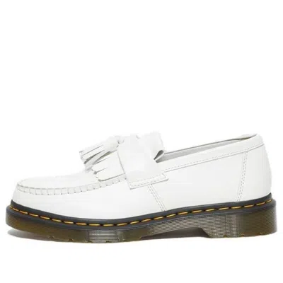 Dr. Martens' Dr. Martens Adrian Yellow Stitch Leather Tassel Loafers 'white'