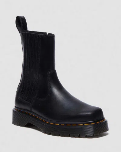 Dr. Martens Amaayah Lo Orleans Combat Boots In Black
