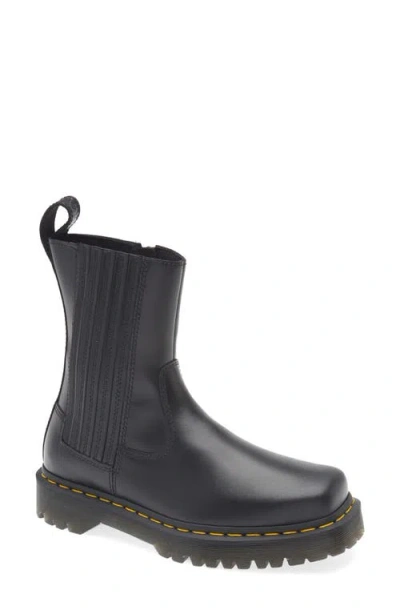 Dr. Martens Amaayah Lo Orleans Combat Boots In Black